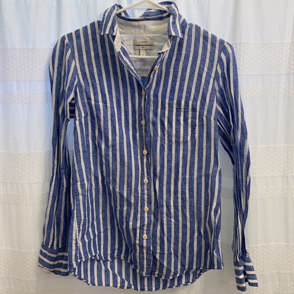 Jcrew Striped Boy Shirt - Picture 3 of 3